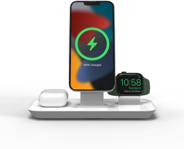 Mophie 3-in-1 Stand MagSafe Charger for iPhone, Apple Watch, - Scratch & Dent