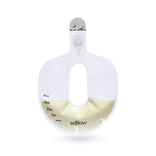 Willow Pump Spill-Proof Breast Milk Bags 48 Count Per Bag 4oz - CLEAR New