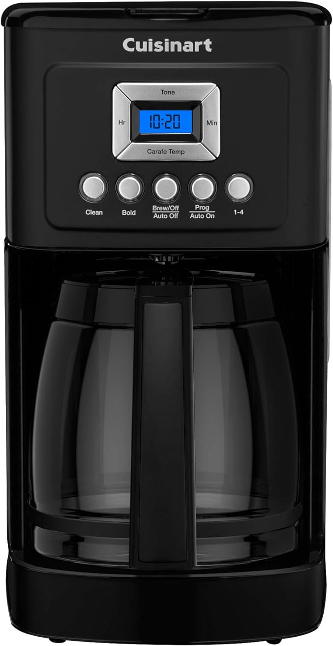 Cuisinart Perfectemp Coffee Maker 14 Cup Glass Carafe DCC-3200MB - Matte Black Like New