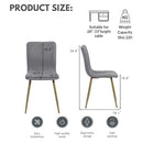 FurnitureR Modern Style Dining Chairs Set of 4 Comfy Side Chair with Fabric - Like New