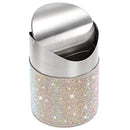 ZOOFOX Countertop Trash Can 1.5L Garbage Bin Swing Lid Stainless Steel - Diamond Like New