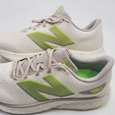 NEW BALANCE FRESH FOAM X EVOZ V3 MENS RUNNING - SIZE: MEN 9 - BEIGE WHITE - Like New