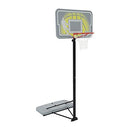 LIFETIME 90992 FULL-SIZE HEIGHT ADJUSTABLE PORTABLE BASKETBALL HOOP - GRAY - Like New