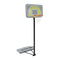 LIFETIME 90992 FULL-SIZE HEIGHT ADJUSTABLE PORTABLE BASKETBALL HOOP - GRAY - Like New