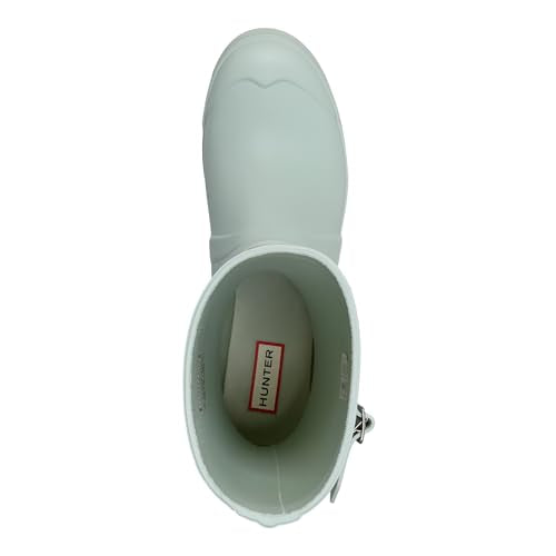 W-S1000RMALGN01 Hunter Women's Original Short Rain Boot Light Green Leather 6 - Like New