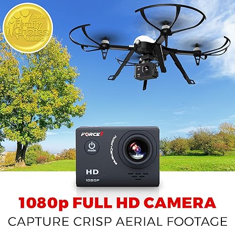 Force1 Drone Camera GoPro Compatible RC Drone 1080p HD - F100GP Like New