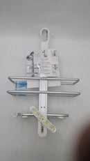 OXO Good Grips Compact Aluminum Shower Caddy - Steel - Brand New