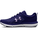 UNDER ARMOUR WOMEN'S CHARGED ASSERT 10 7.5 WOMEN SONAR BLUE/NEBULA PURPLE - Like New
