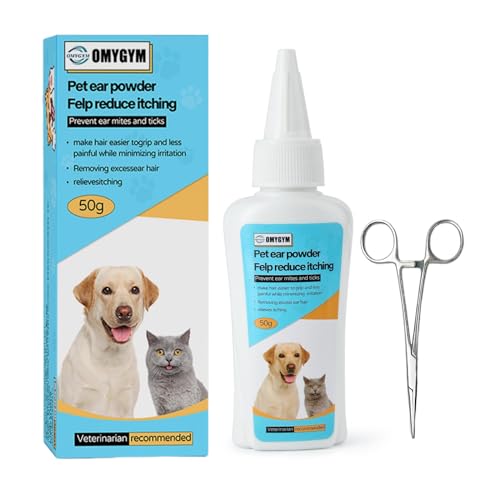 OMYGYM CAT EAR CLEANER FOR DOGS EFFECTIVE GENTLE PET GROOMING - SILVER Like New