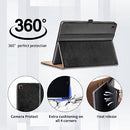 ODUIO CASE FOR SAMSUNG GALAXY TAB A 10.1 2019 - PU LEATHER FOLIO BLACK/BROWN - Like New