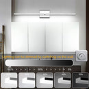 ZUZITO Modern Bathroom Light Fixture Chrome LED Dimmable 40In Light Bar -Chrome - Brand New