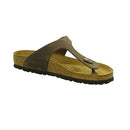 BIRKENSTOCK UNISEX GIZEH SANDALS - SIZE: MEN 7 WOMEN 9 EU M40 - HABANA - Like New