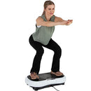 WAKEMAN VIBRATION PLATE EXERCISE MACHINE -80-5198 - BLACK/WHITE - Like New