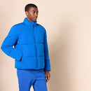 AMAZON ESSENTIALS MENS MOCK NECK HEAVYWEIGHT PUFFER COAT SIZE - XL - BLUE - Brand New