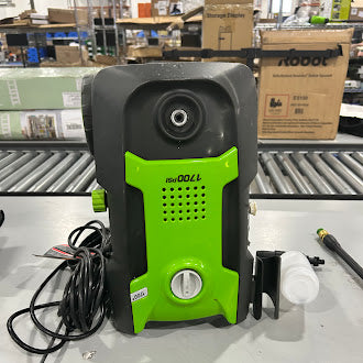GREENWORKS 1700 PSI/ 1.2 GPM ELETRUC PRESURE WASHER GPW 1702 - - Scratch & Dent
