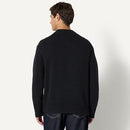 AEMN14329F25 AMAZON ESSENTIALS REGULAR FIT COTTON BLEND V-NECK - XS - BLACK - Brand New