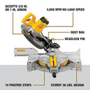 DEWALT 12-INCH MITER SAW 15-AMP SINGLE BEVEL COMPOUND DWS715 - MULTI - Brand New