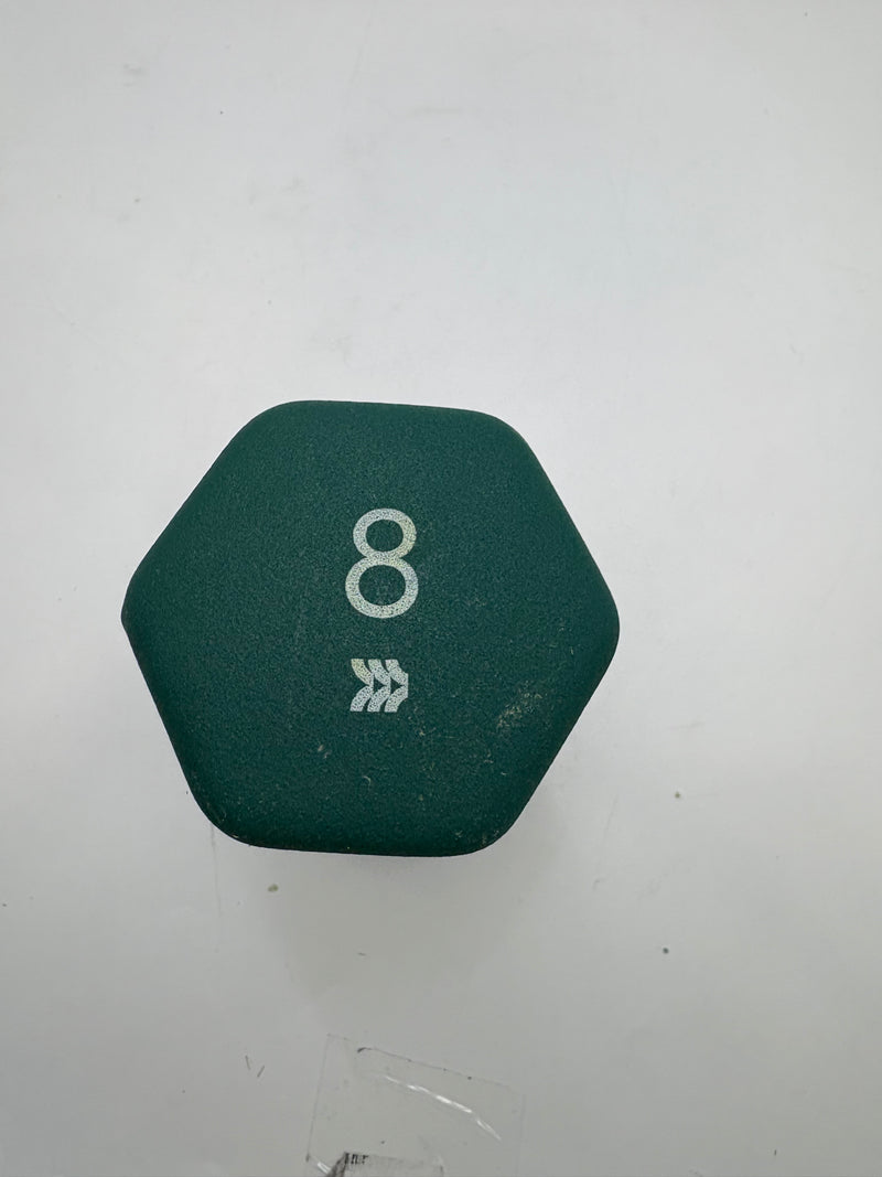 ALL IN MOTION DUMBBELL 8LBS - GREEN - Like New