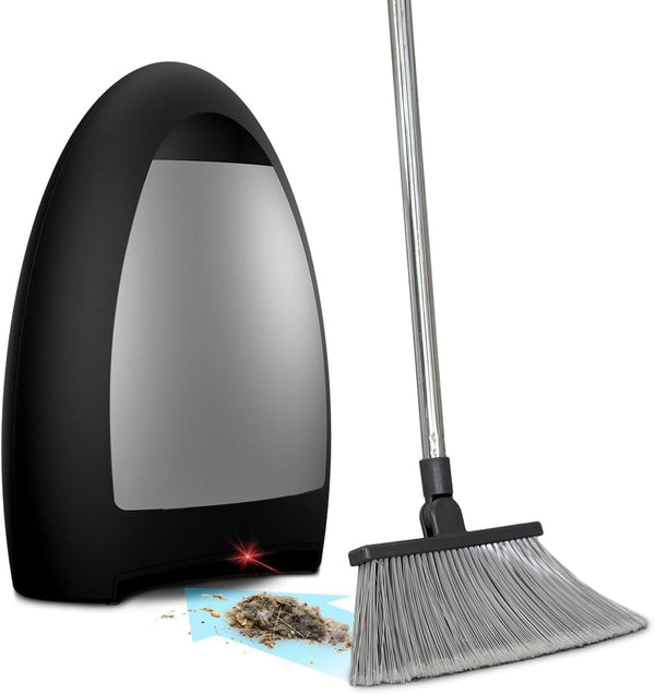 EyeVac Home Touchless Vacuum Automatic Dustpan, 1000 Watt- Matte Black - Like New