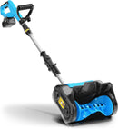 AlphaWorks Cordless Snow Thrower Power Shovel 4Ah DC 20V GUT131 - BLUE - Like New