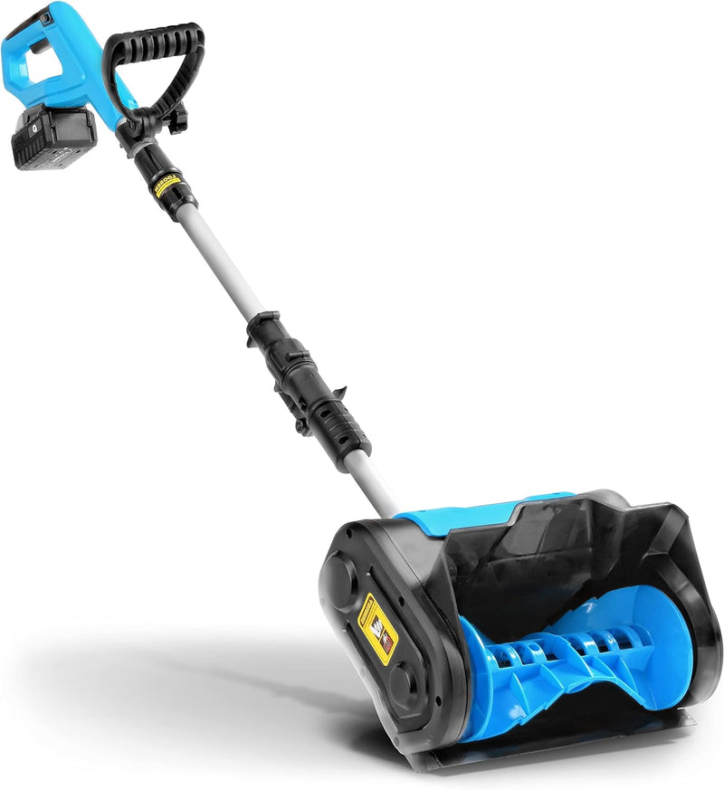 AlphaWorks Cordless Snow Thrower Power Shovel 4Ah DC 20V GUT131 - BLUE - Like New