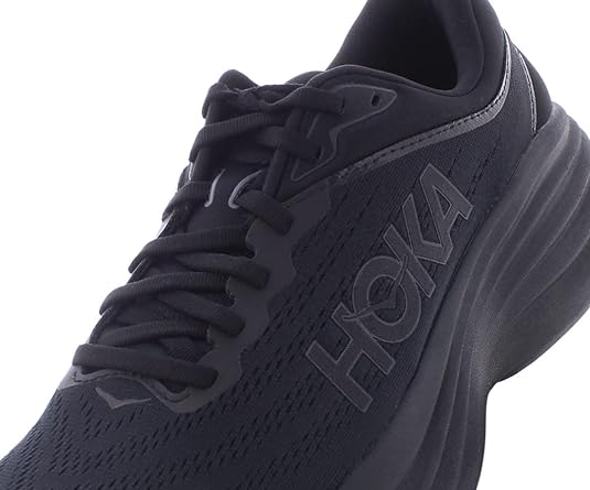 1127953 Hoka Men's Bondi 8 Black/Black 10 Wide - Like New