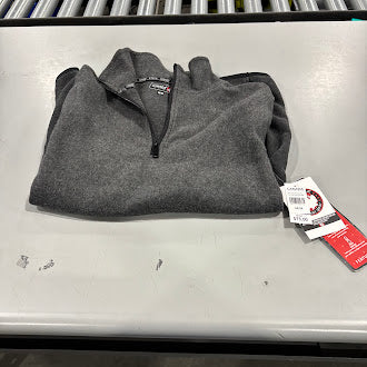 CANADA WEATHER GEAR PULLOVER 1/2 ZIP JACKET - SIZE: MEN M - CARBON HEATHER - Brand New