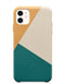 Native Union Clic Marquetry Mobile Phone Case (6.1") Cover Green/Grey/Yellow Like New