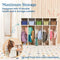ECR4Kids STREAMLINE 5-SECTION TODDLER COAT LOCKER CLASSROOM FURNITURE WHITE WASH - Like New