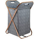 CLEVERMADE RECTANGULAR COMPUTER GAME HAMPER WITH HANDLES - GRAY - Brand New
