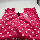 FASHION EXTRA SOFT PAJAMAS PANTS - SIZE: WOMEN L/XL - HOT PINK W/ POLKA DOTS - Brand New
