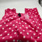 FASHION EXTRA SOFT PAJAMAS PANTS - SIZE: WOMEN L/XL - HOT PINK W/ POLKA DOTS - Brand New