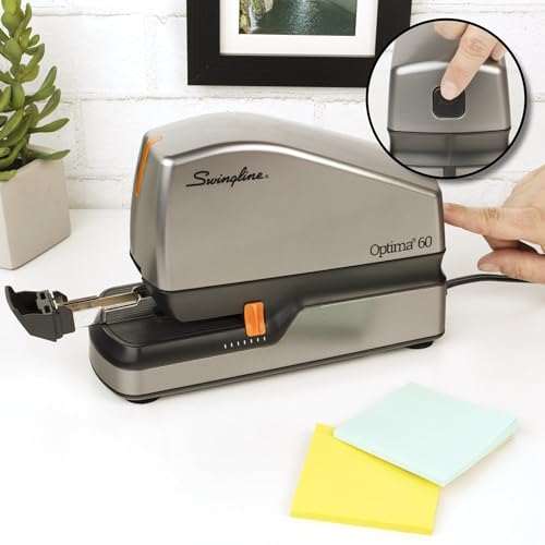 SWINGLINE S7048210 ACCO OPTIMA 70 ELECTRIC STAPLER, 70-SHEET CAPACITY - BLACK - Brand New