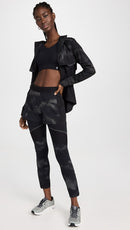 RUN ON CLOUDS ON WOMEN'S TIGHTS LONG LUMOS LEGGINGS - SIZE: WOMEN M - BLACK - Brand New