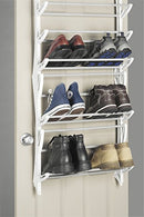 WHITMOR OVER THE DOOR SHOE RACK 6486-1746-WHT - WHITE - Brand New