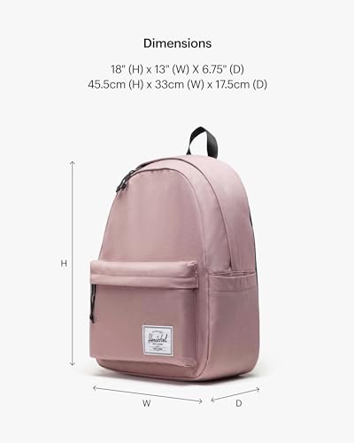 HERSCHEL SUPPLY CO HERSCHEL CLASSIC XL BACKPACK ASH ROSE ONE SIZE - Like New