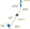 Cressi Matrix Supernova Dry - Clear/Blue - Like New