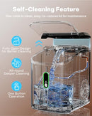 SILONN NUGGET ICE MAKER COUNTERTOP 36LBS SELF SILONN SLIM17T-PRO PELLET - STEEL - Like New