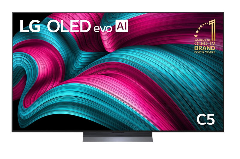 LG 65 INCH LG OLED EVO AI C5 4K SMART TV - BLACK - Like New