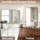 Riskioir 20x28 Inch Bathroom Mirror - Wall Mounted Vanity Mirror with Round - Like New