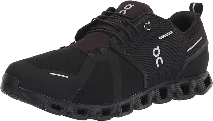 59.98842 ON RUNNING Cloud 5 Waterproof MEN ALL BLACK SIZE 11 - Like New