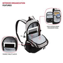 SWISSGEAR 3598 BACKPACK NARROW, 18-INCH -LIGHT GRAY HEATHER - Like New