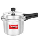 PRESTIGE POPULAR ALUMINIUM PRESSURE COOKER 3 LITERS PPAPC3 10003 - Silver - Brand New