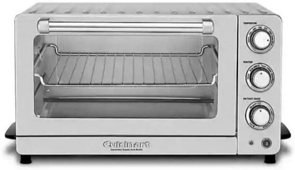 Cuisinart TOB-7 Toaster Oven Broiler with Interior Oven Light - Stainless Steel Like New