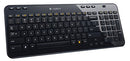 LOGITECH K360 WIRELESS USB DESKTOP KEYBOARD COMPACT FULL GLOSSY BLACK - Like New