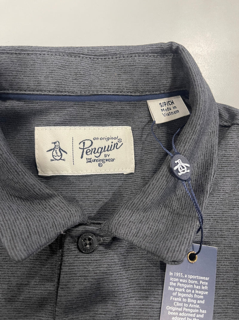 ORIGINAL PENGUIN TWO BUTTONS PENGUIN POLO - SIZE: MEN S - GRAY - Like New
