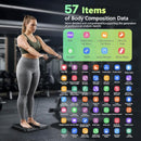 LVPIMAN DIGITAL BATHROOM SMART SCALE BODY WEIGHT BMI FAT MUSCLE CF625 - BLACK - Like New