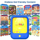 QIAOJOY KIDS LEARNING TABLET EDUCATIONAL LEARNING PAD FOR TODDLERS - BLUE - Like New