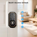YHV KEYLESS ENTRY DOOR LOCK FINGERPRINT KEYPAD DEADBOLT, FYL-CA00-1 - Like New
