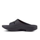 1100 OOFOS OOAHH RECOVERY SLIDE UNISEX BLACK SIZE 11 MEN / 13 WOMEN - Like New
